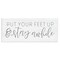 Stupell Industries Put Your Feet Up Wall Plaque, design by Lux + Me Designs
